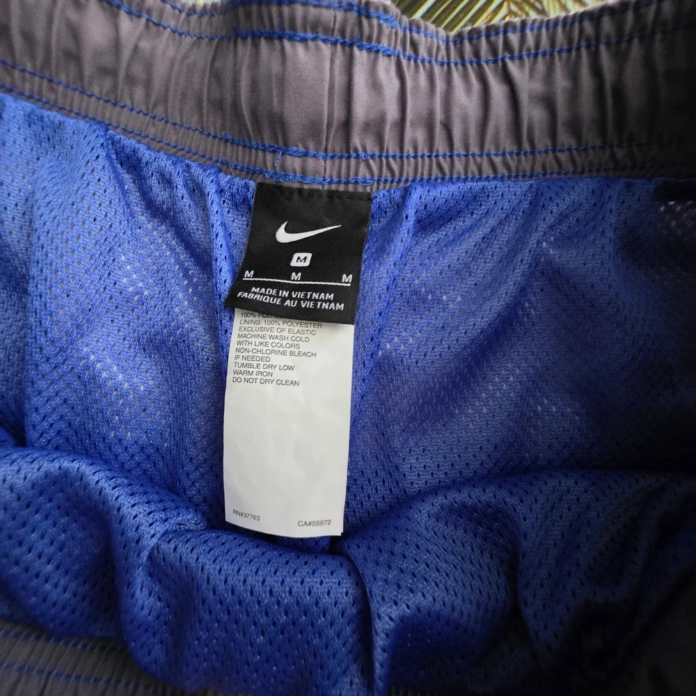 Nike Mens Royal Blue Swim Trunks Board‎ Shorts Mesh Lined Size Medium